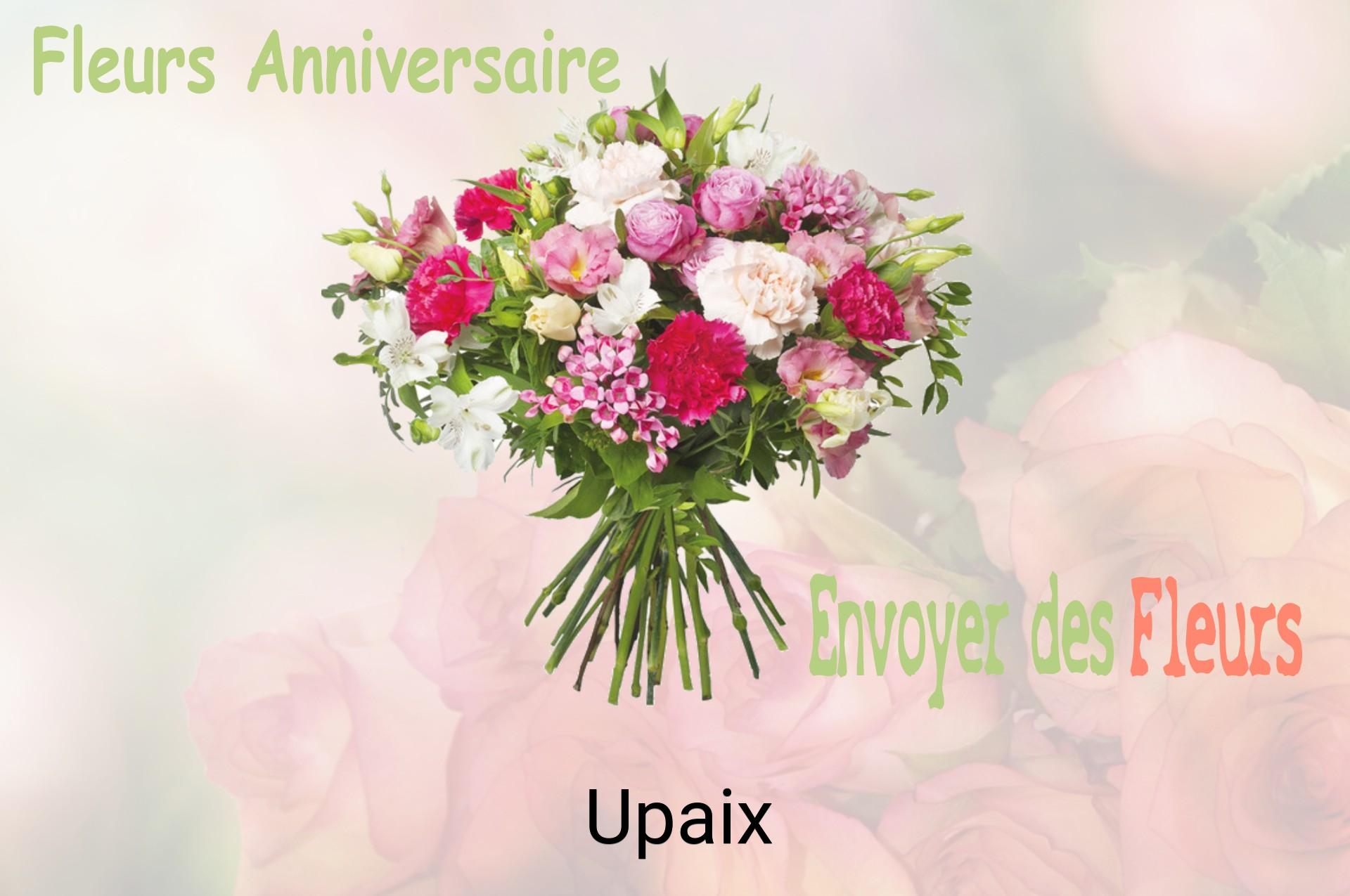 Bouquet de fleurs d’anniversaire livré à Upaix