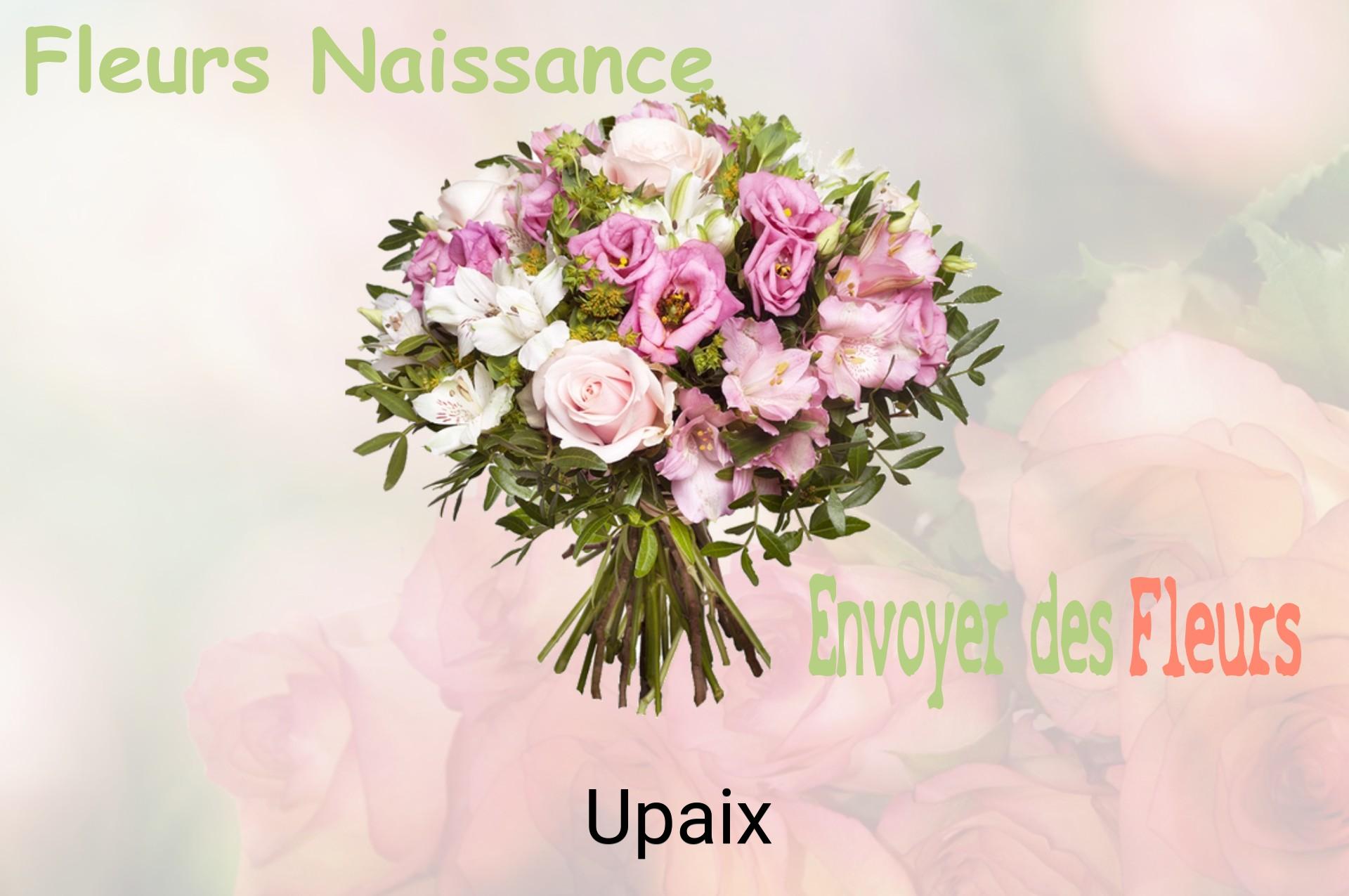 Bouquet de fleurs de naissance livré à Upaix